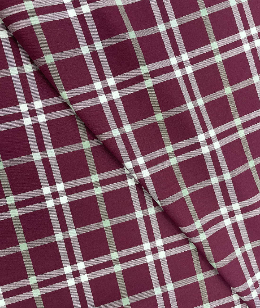 J.Hampstead Luxury Cotton Big Checks Men's Fabric
