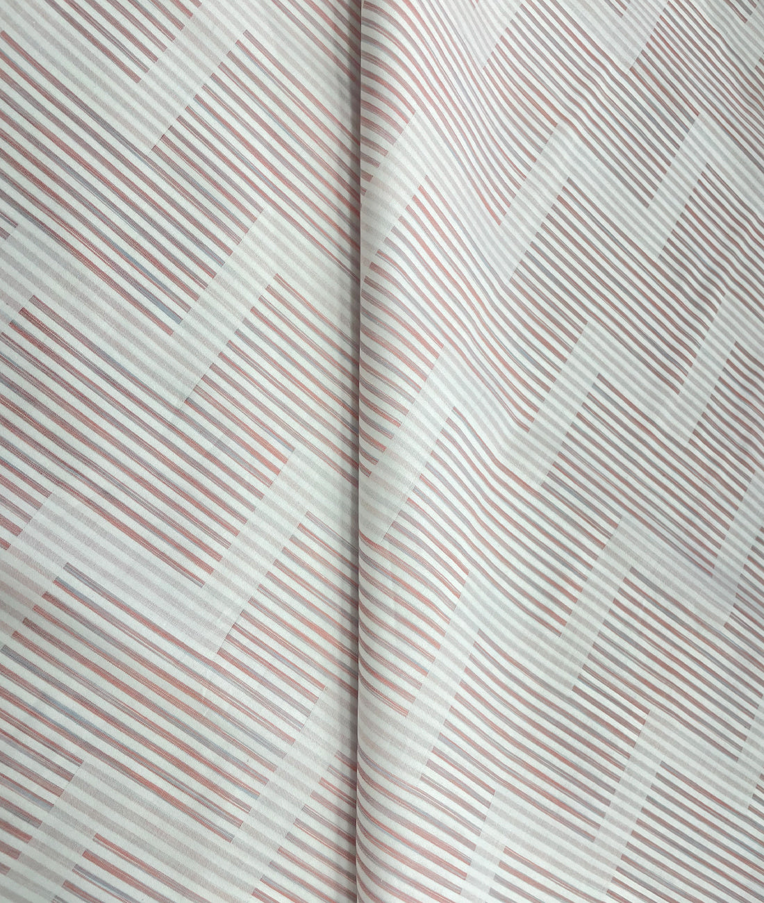 Reid & Taylor Luxury Cotton Designer Stripe Men's Cotton Fabric Unstitched