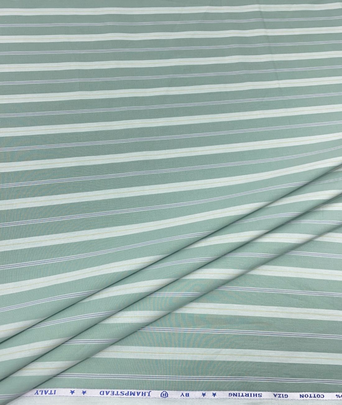 J.Hampstead Stripe Luxury Giza Cotton Fabric for Men's Shirt