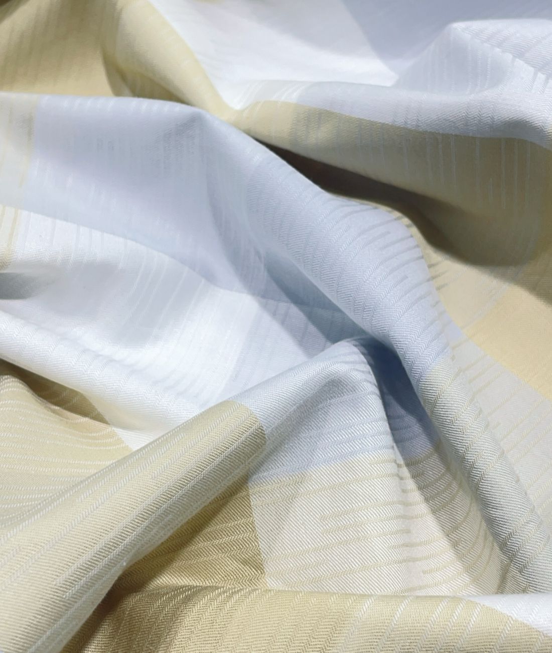 Reid & Taylor Luxury Giza Cotton Big Checks Fabric for Men's Shirt