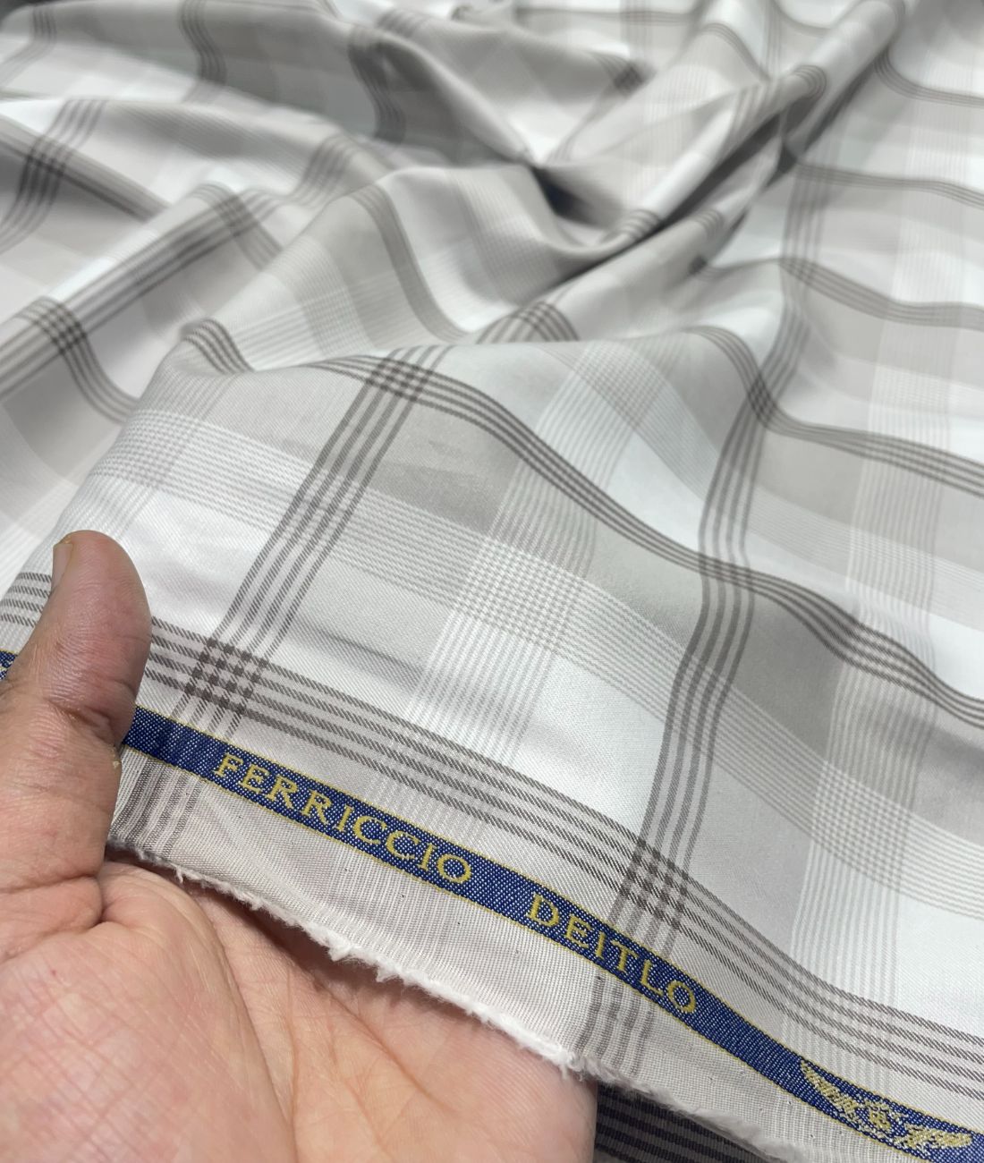 Premium Checks Luxury giza Cotton Fabric for Men's Shirt