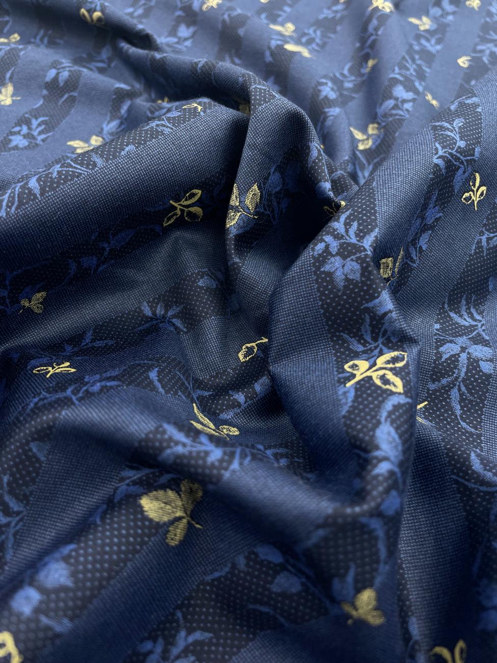 J.Hampstead Floral Print Luxury Cotton Fabric for Men's Shirt