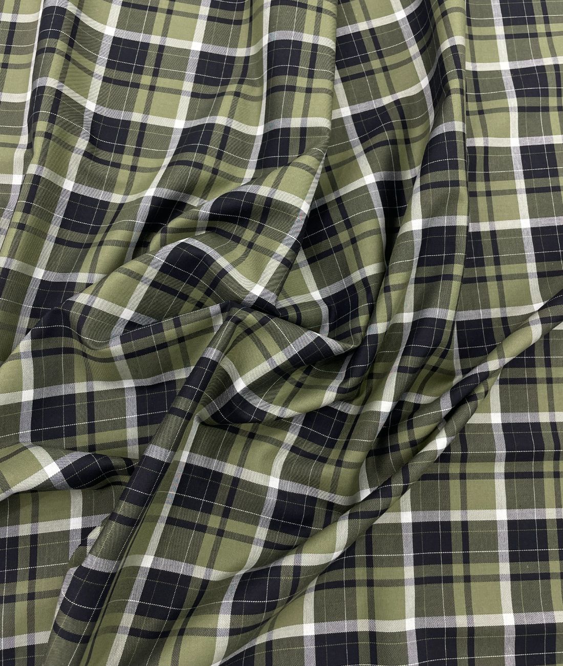 J.Hampstead Luxury 2 Ply Burberry Checks Giza Cotton Fabric for Men's Shirt