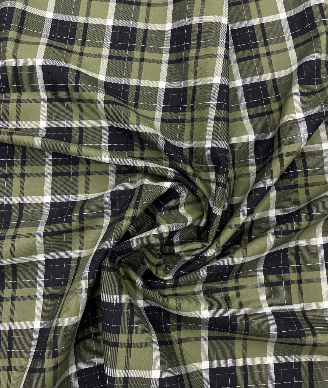 J.Hampstead Luxury 2 Ply Burberry Checks Giza Cotton Fabric for Men's Shirt