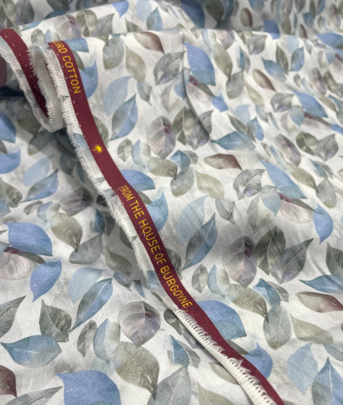 Burgoyne Floral Print Premium Giza Cotton Fabric for Men's Shirt