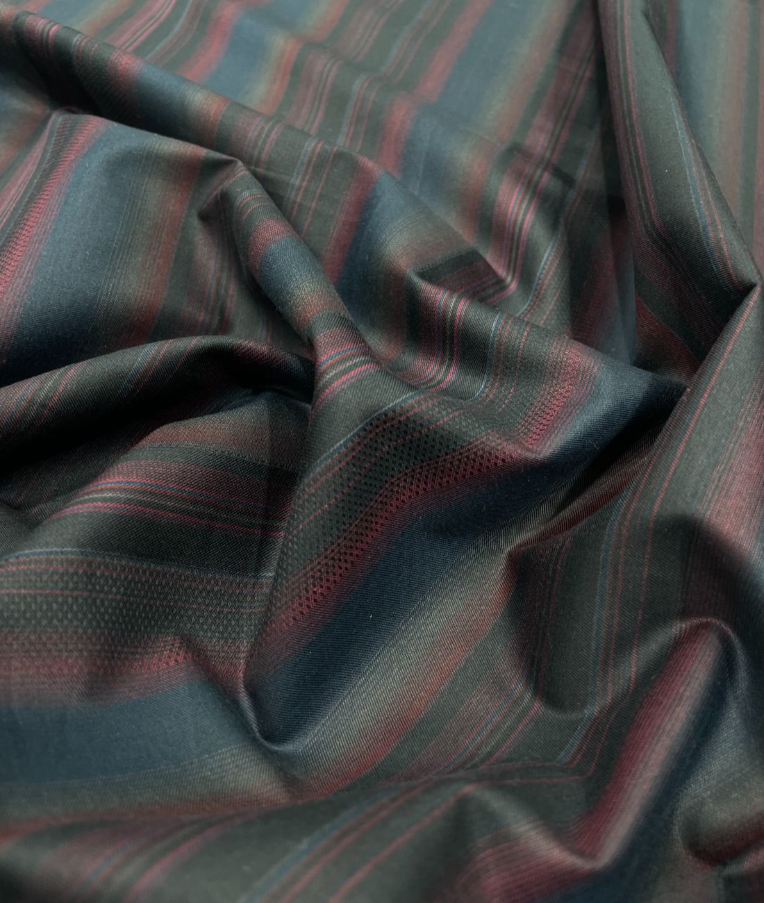 Loro Piana Stripe Luxury Designer Giza Cotton Fabric for Shirt