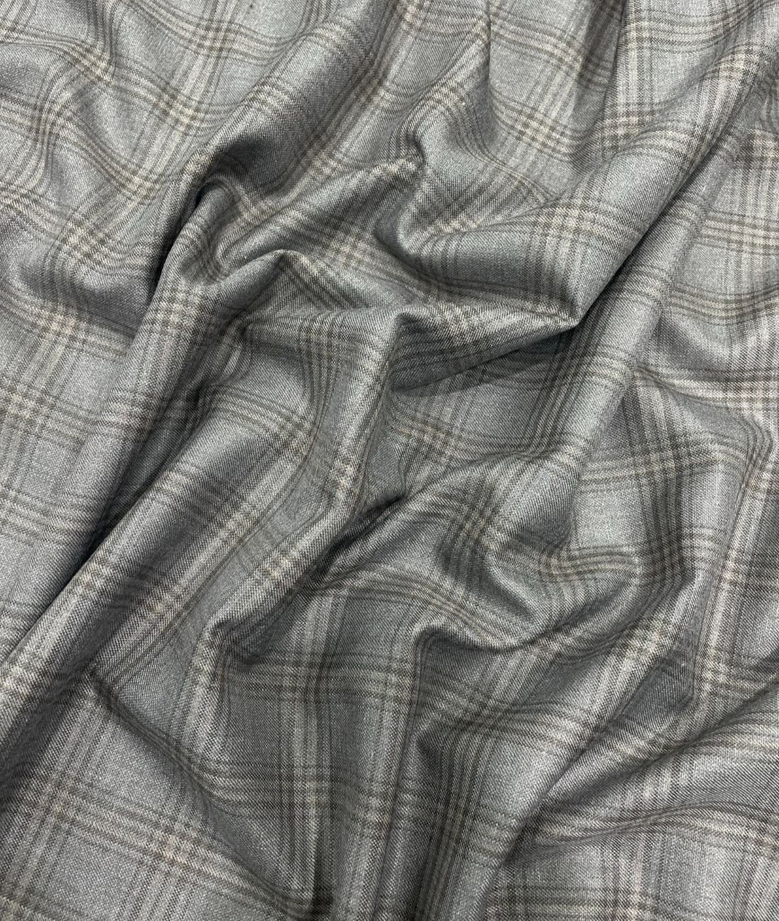Estelle Morris Ultra Luxury Checks Suiting Fabric for Suits & Blazers