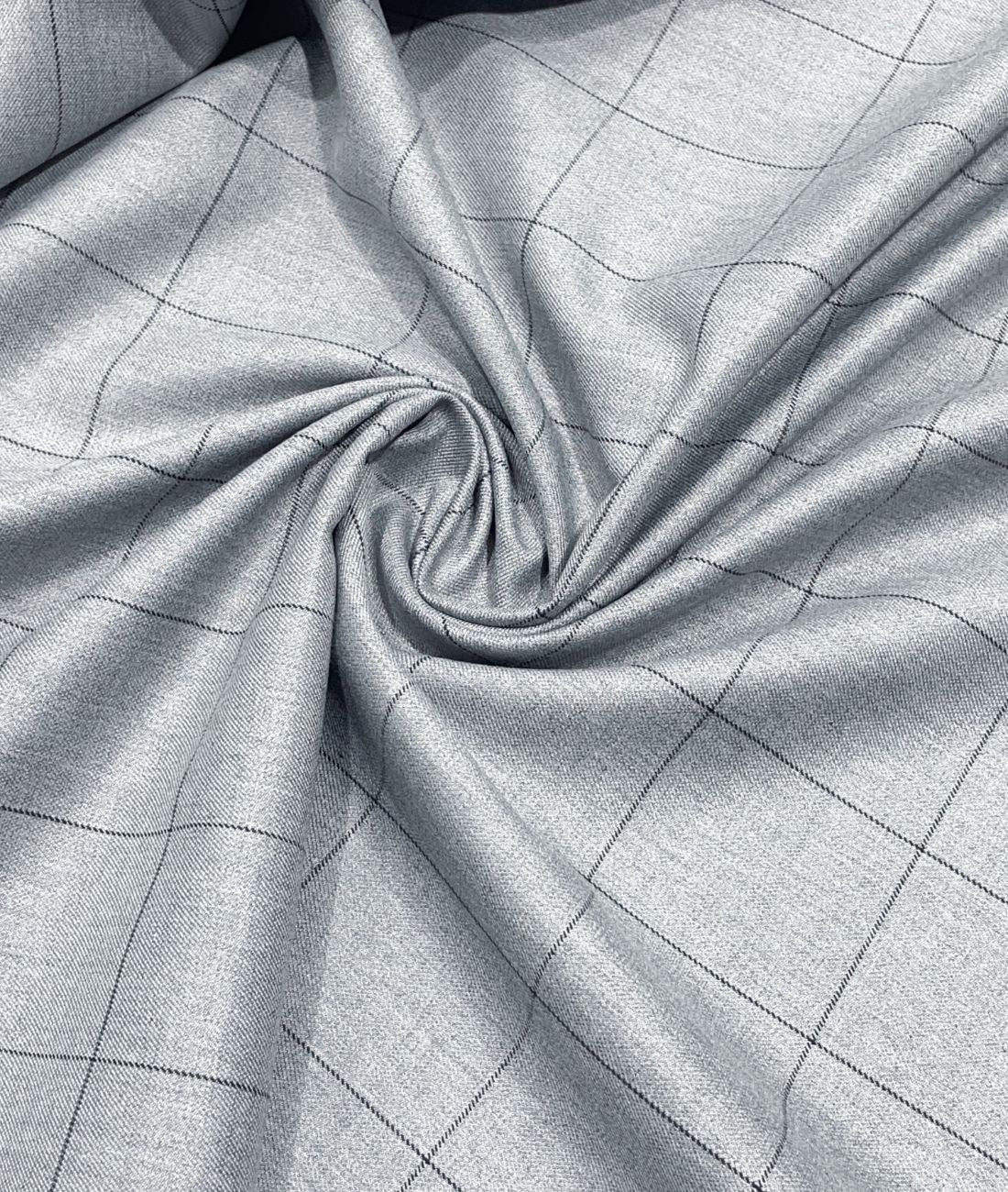 J.Hampstead Checks Luxury Suiting Fabric