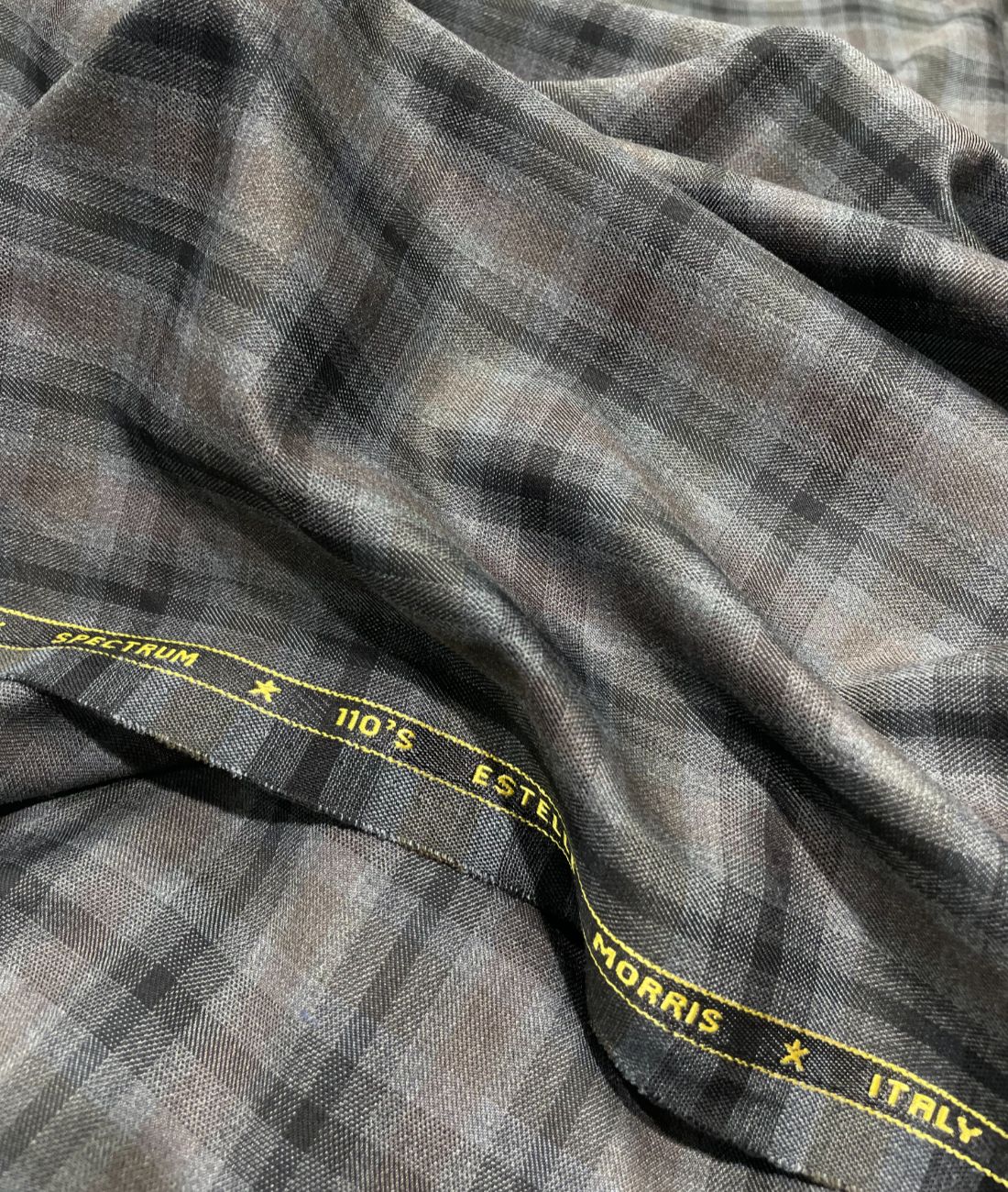 Estelle Morris 110's Counts Ultra Luxury Checks Suiting Fabric for Suits & Blazers