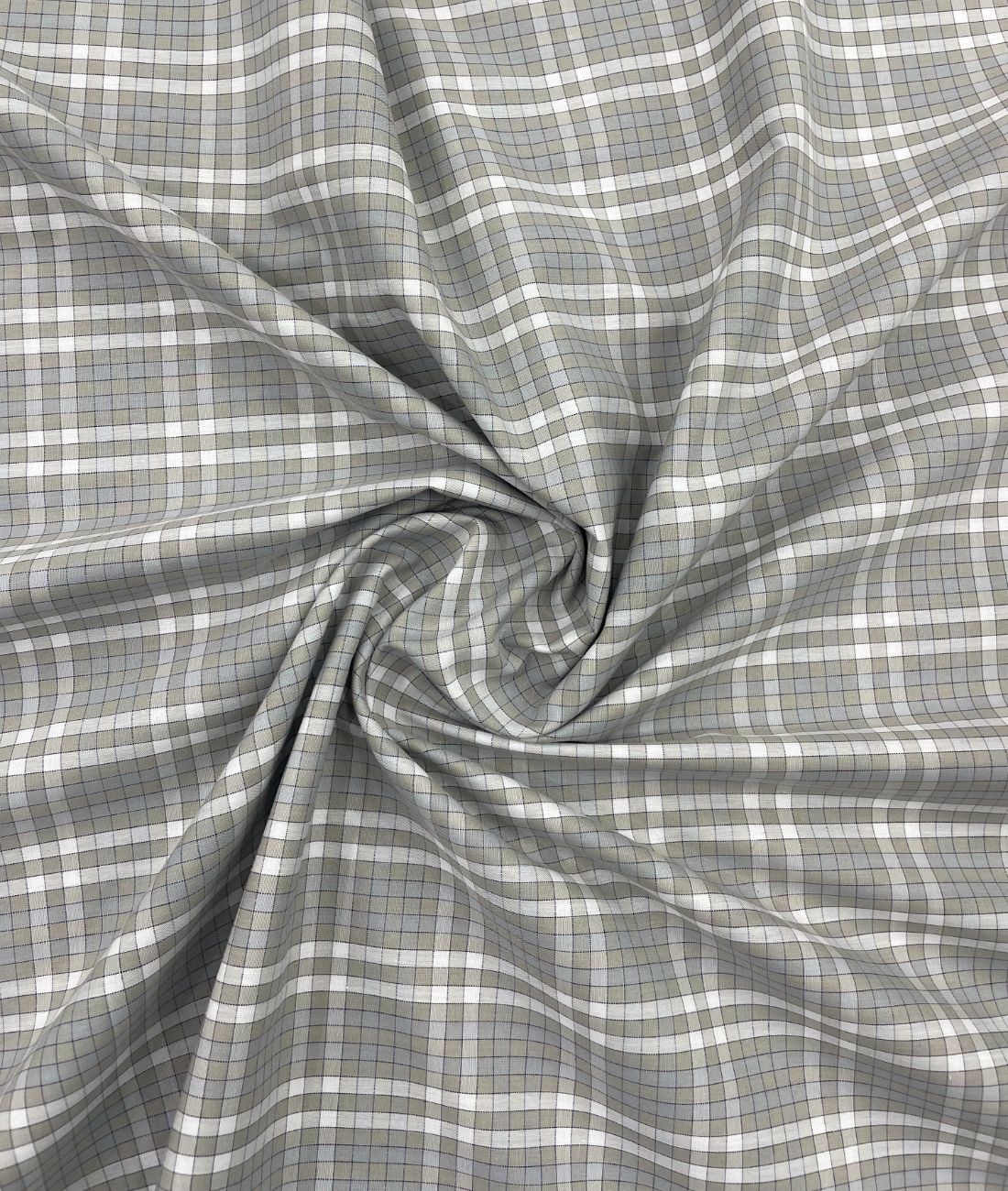 Rich Cotton Checks Shirt Fabric for Men's Formal Shirt