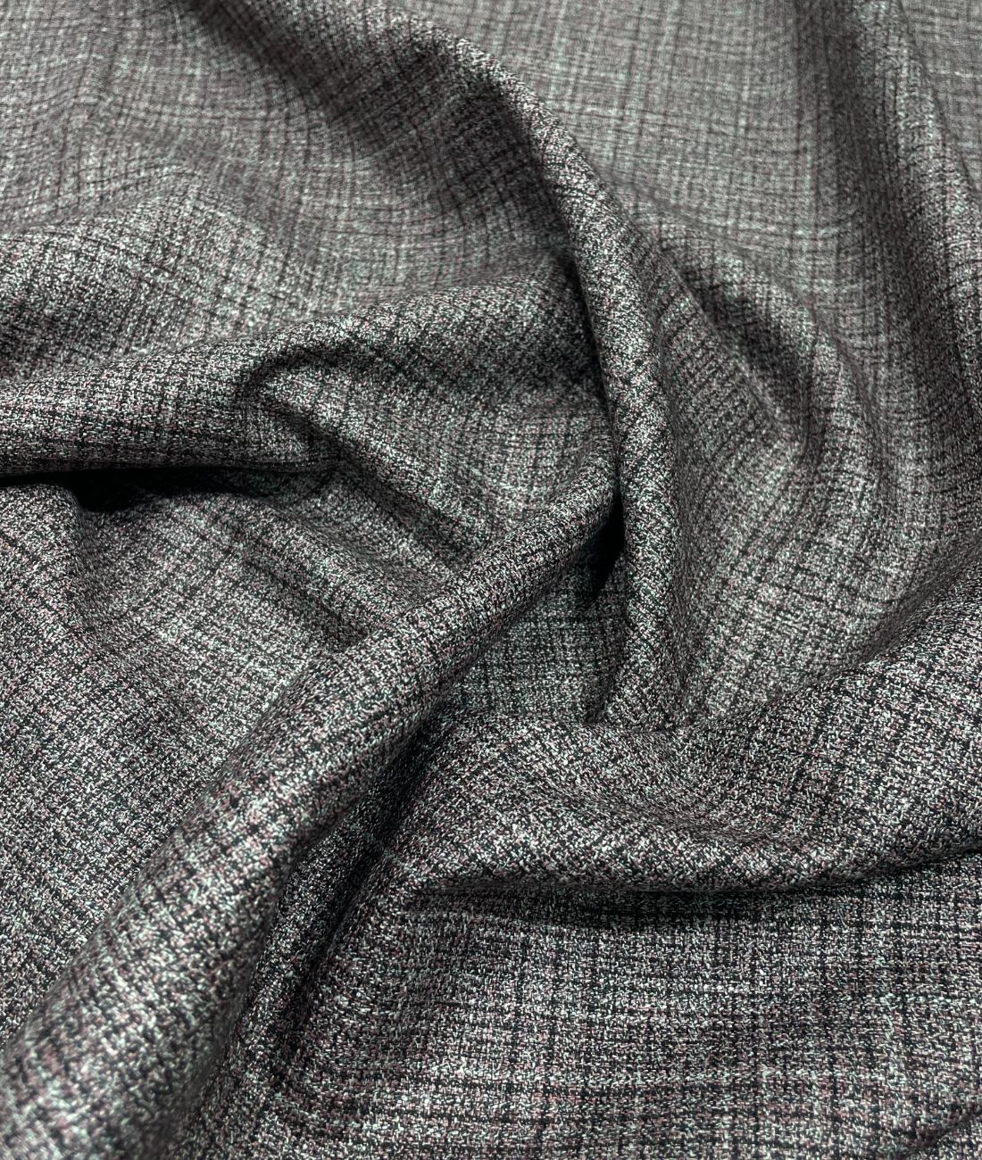 Spaadaa 180's Wool Blend Checks Fabric