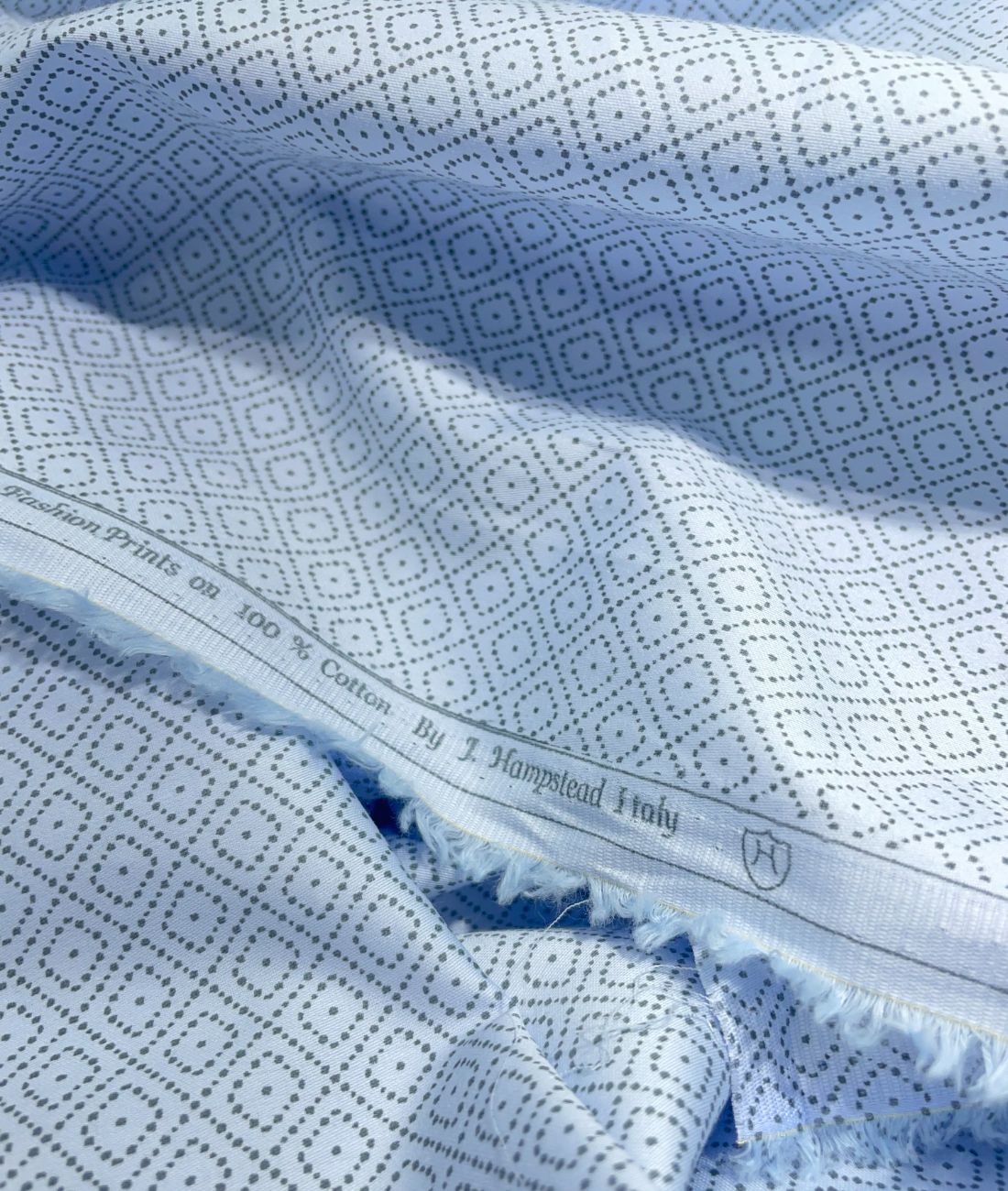 J.Hampstead Printed Luxury Giza Cotton Fabric Men's Shirt