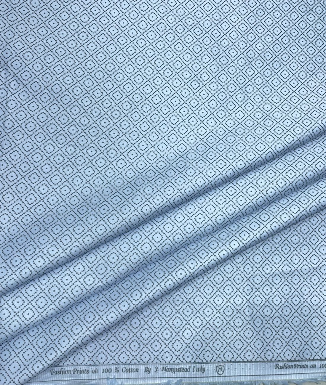 J.Hampstead Printed Luxury Giza Cotton Fabric Men's Shirt