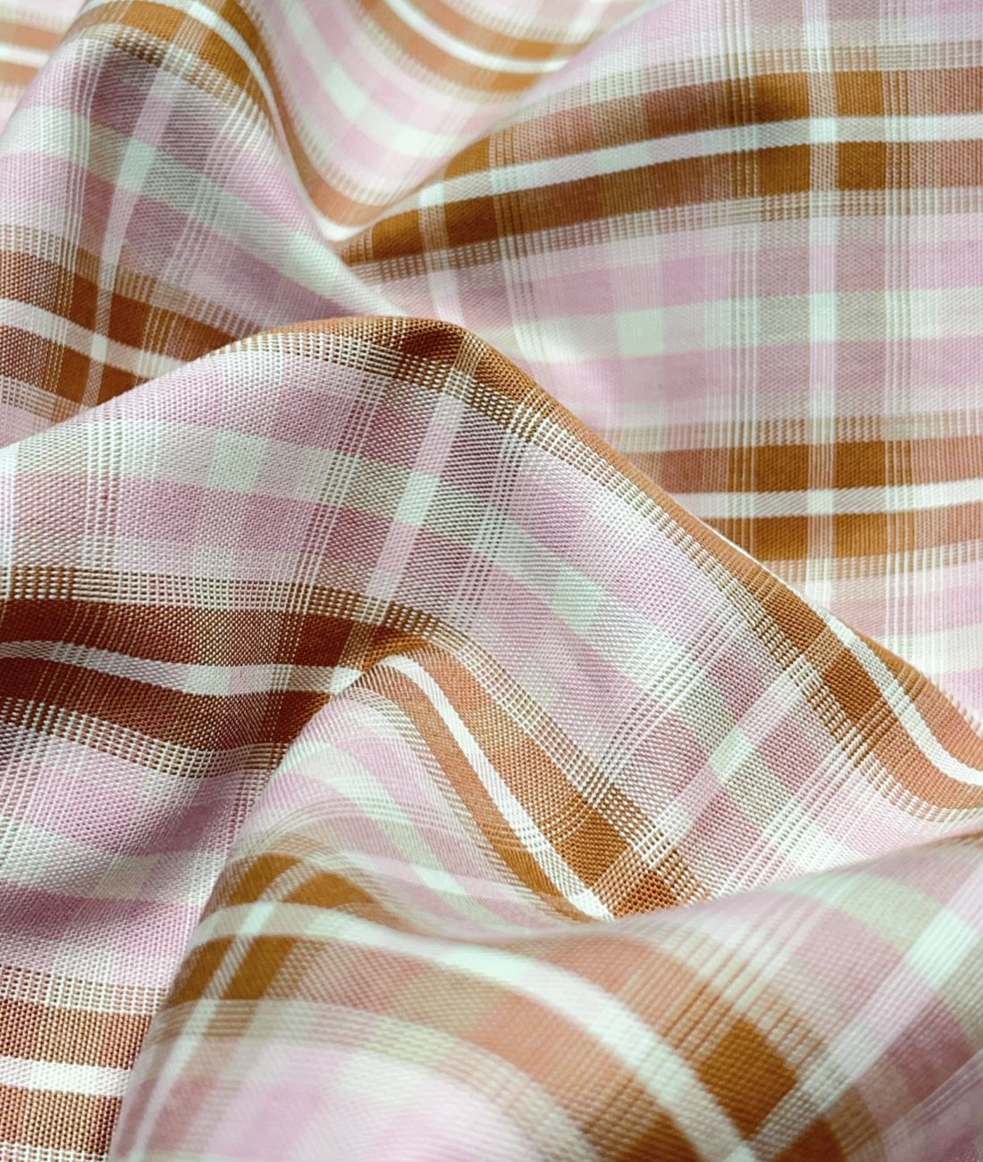 Arvind Premium Cotton Checks Fabric for Men's Shirt