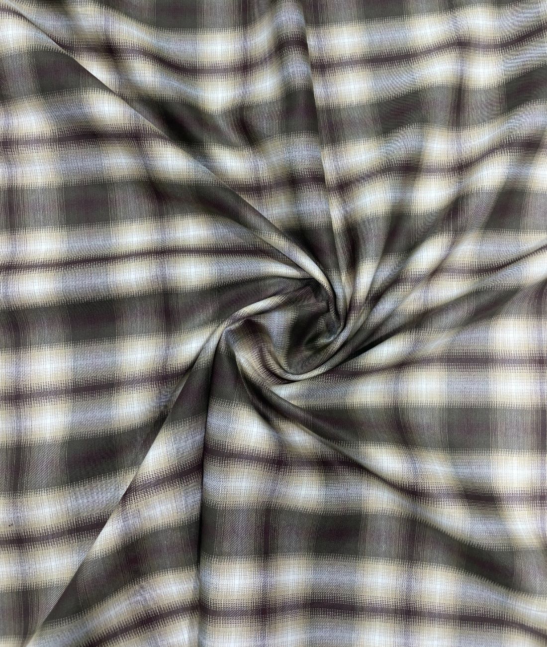 Arvind Blurred Premium Cotton Checks Fabric for Men's Shirt