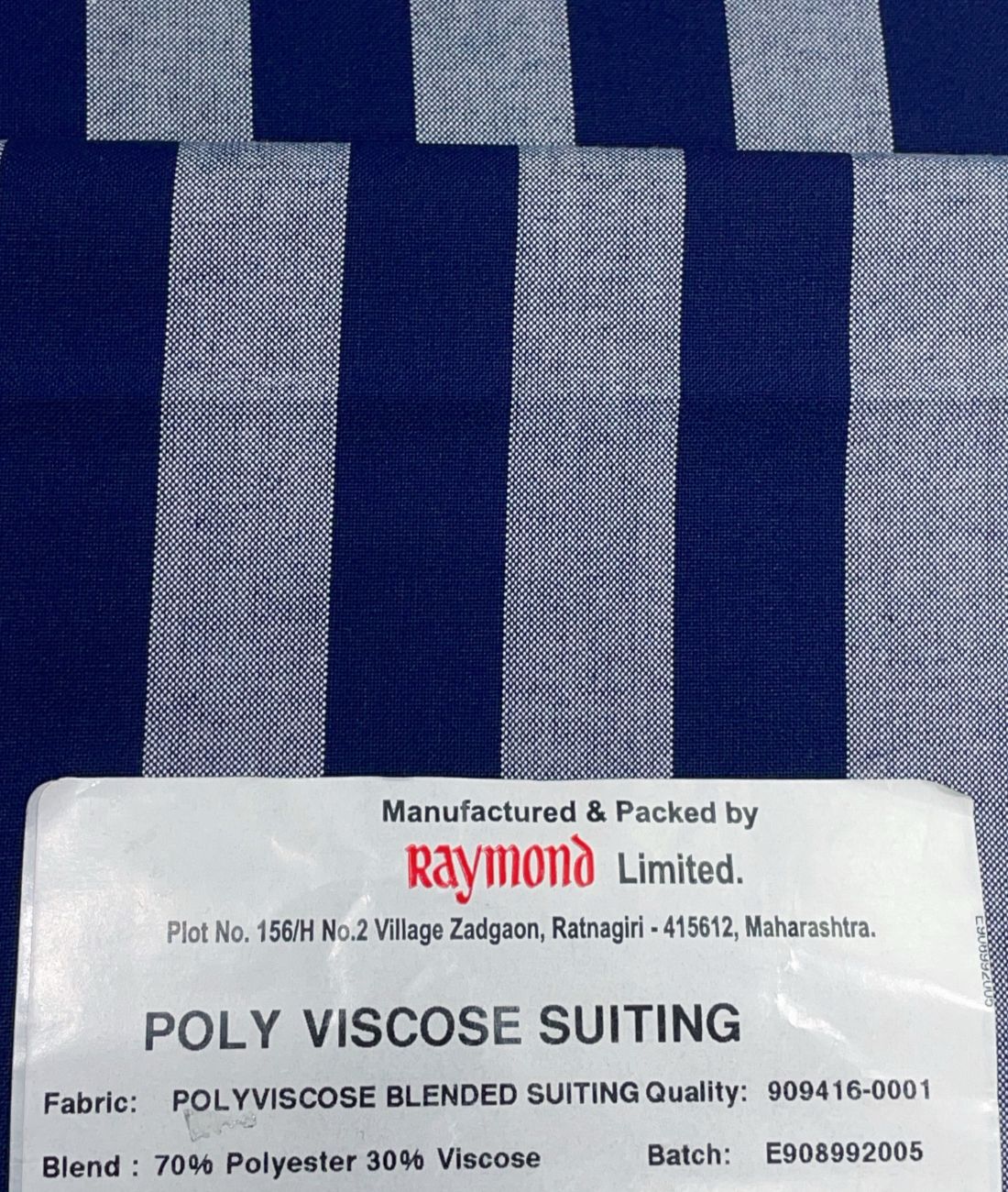 Raymond Designer Stripes Suiting Fabric for Blazer