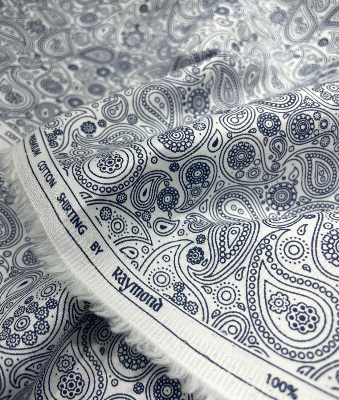 Raymond Paisley Print Designer Shirt Fabric