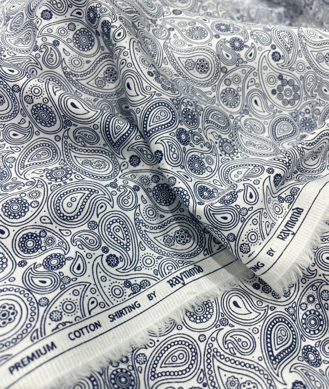 Raymond Paisley Print Designer Shirt Fabric