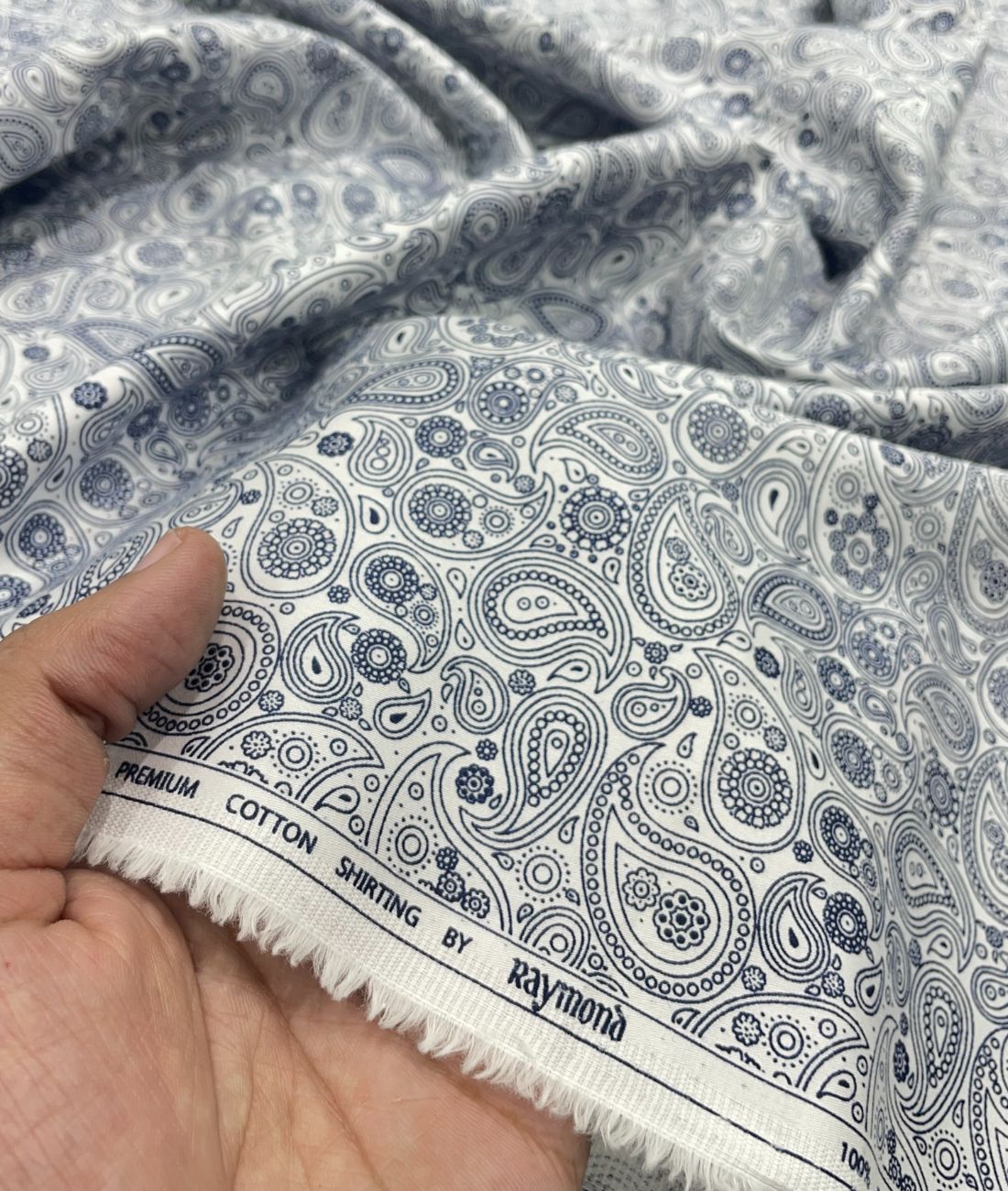 Raymond Paisley Print Designer Shirt Fabric