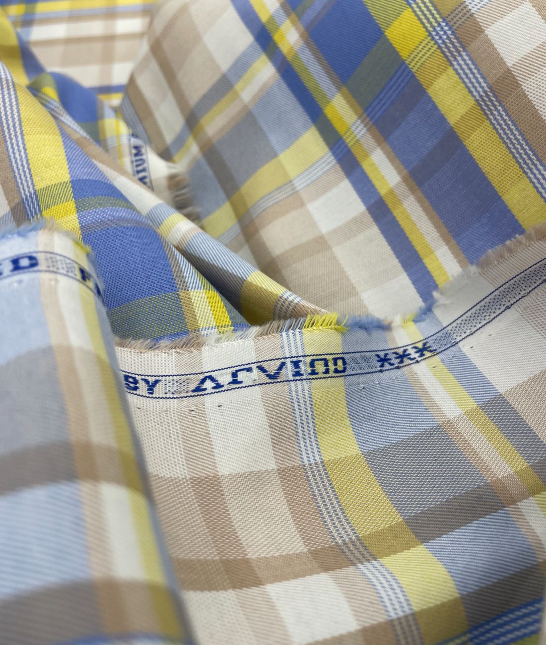 Arvind Premium Cotton Checks Fabrics for Shirt