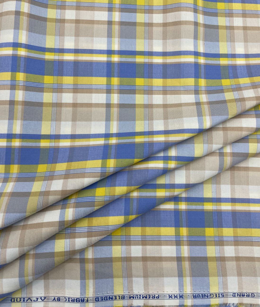 Arvind Premium Cotton Checks Fabrics for Shirt