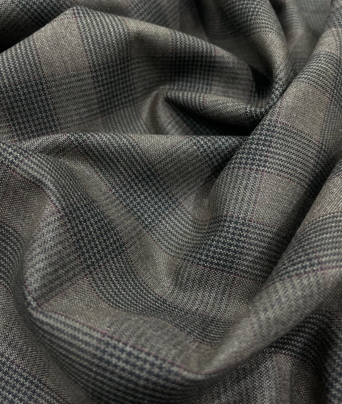 Estelle Morris 110's Counts Ultra Luxury Checks Suiting Fabric for Suits & Blazers