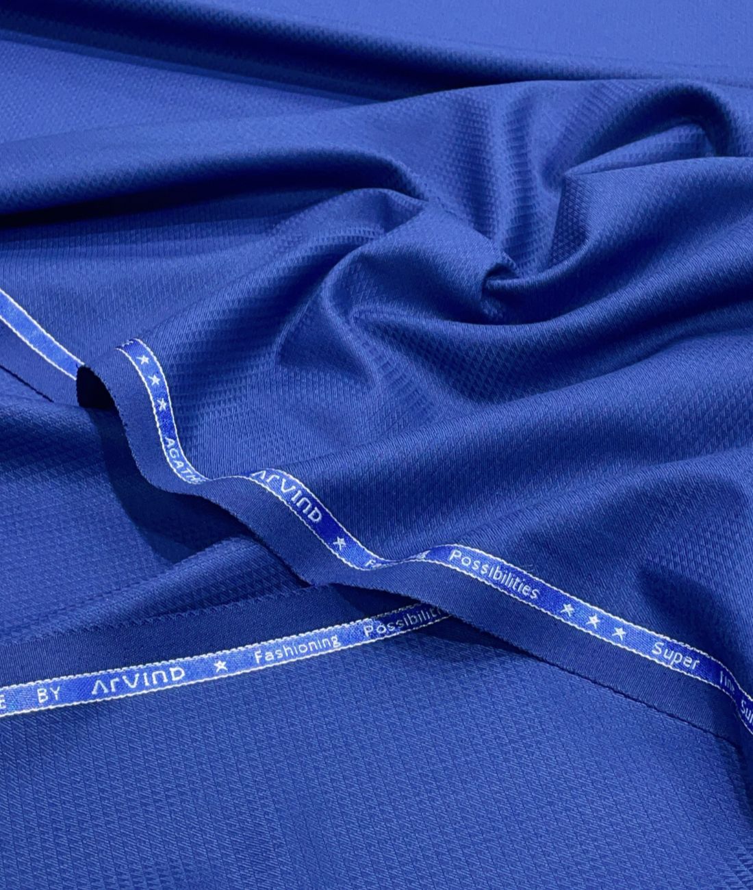 Arvind Dobby Luxury TR Suiting Fabric