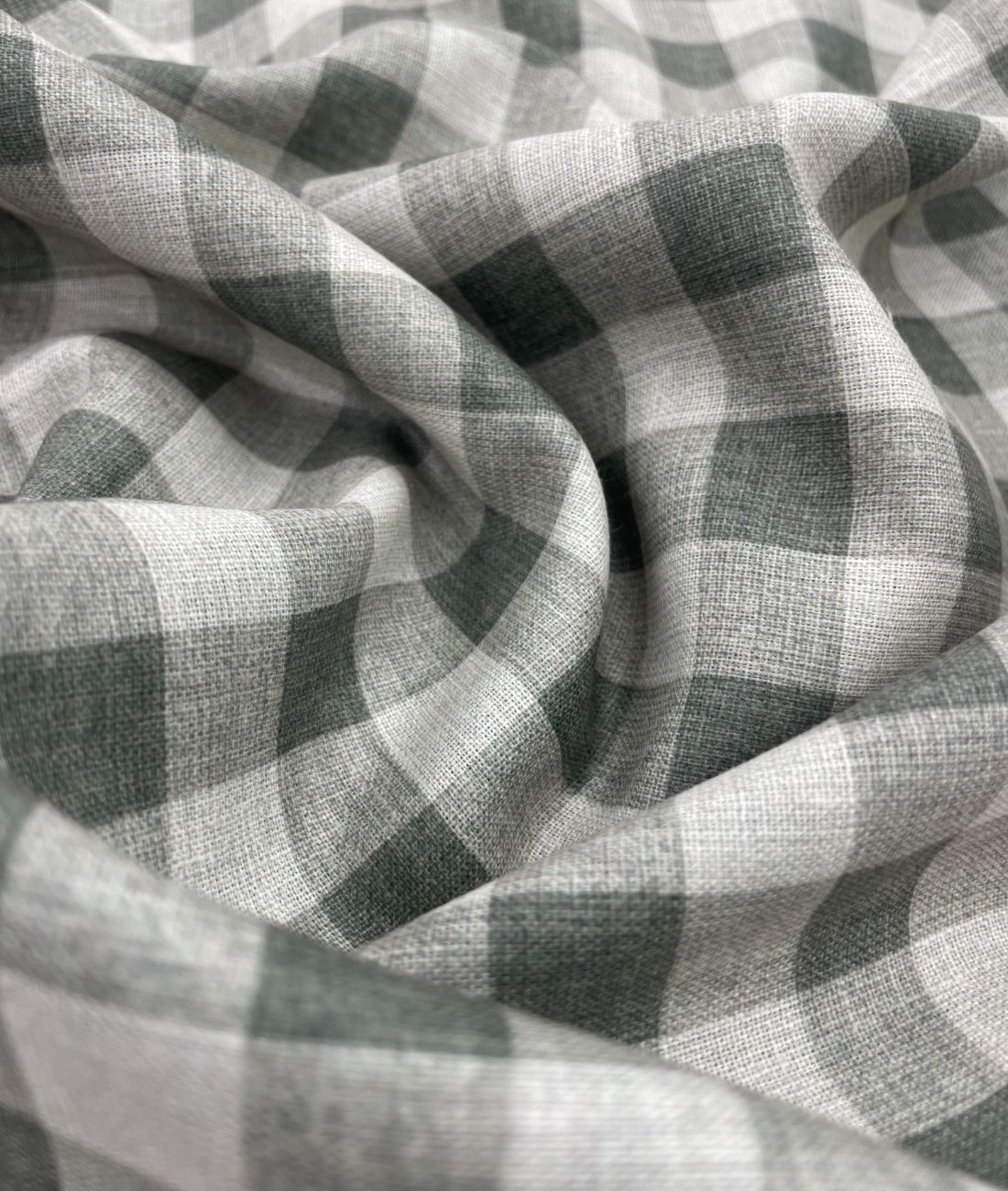 Blocks Patterned Linen Fabric for Shirt & Kurta