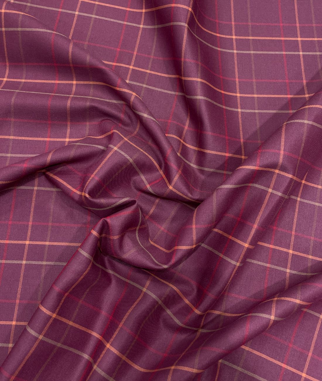 Arvind Thin Checks Luxury Cotton Fabric for Men's Shirt