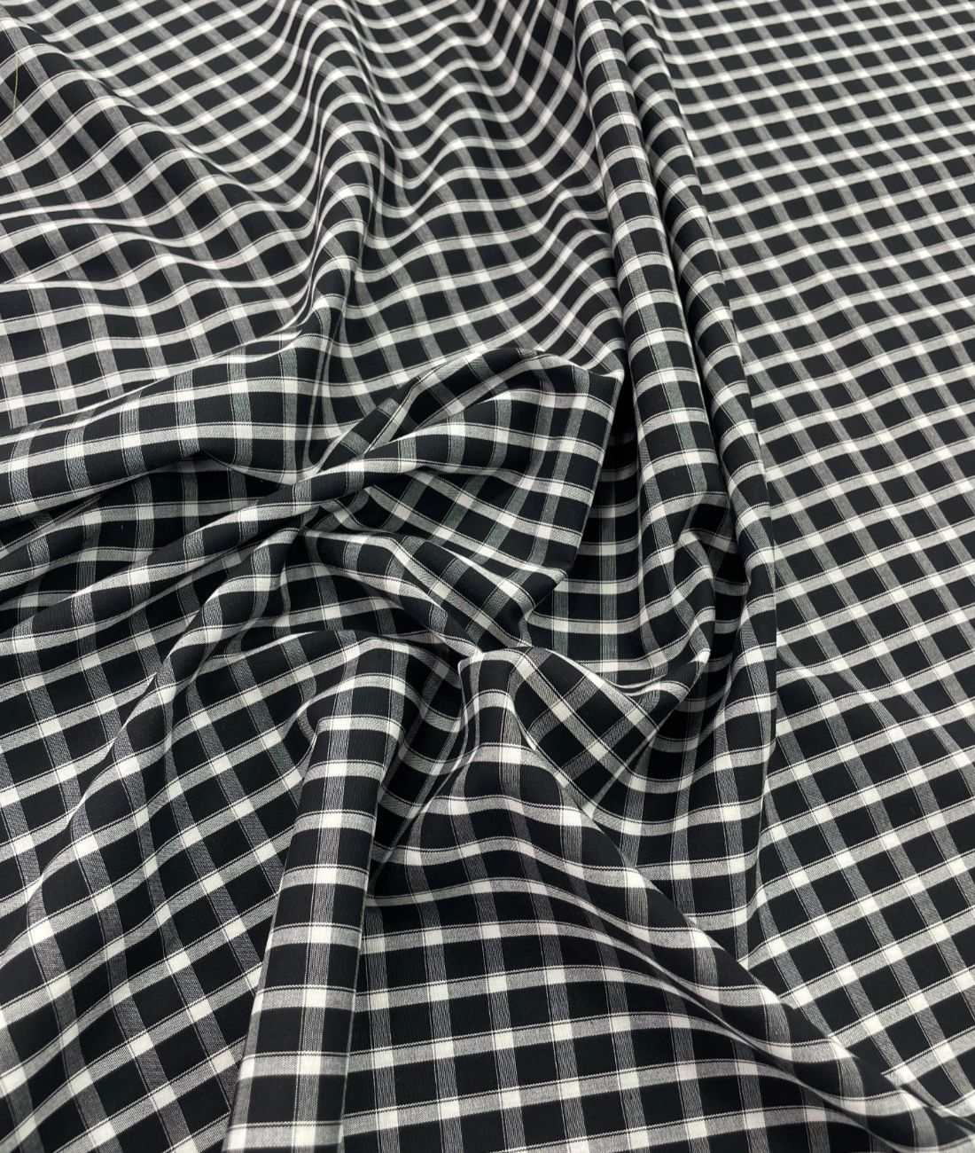 Raymond Small Black & White 100% Premium Cotton Shirt Fabric