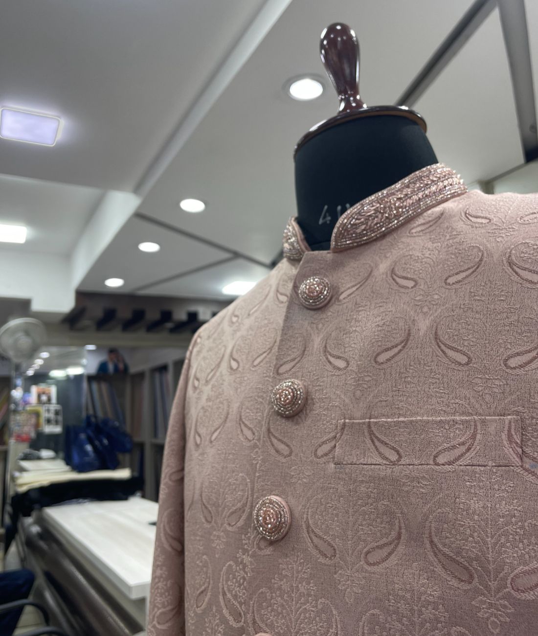 Lavender Royal Sherwani Set for Wedding