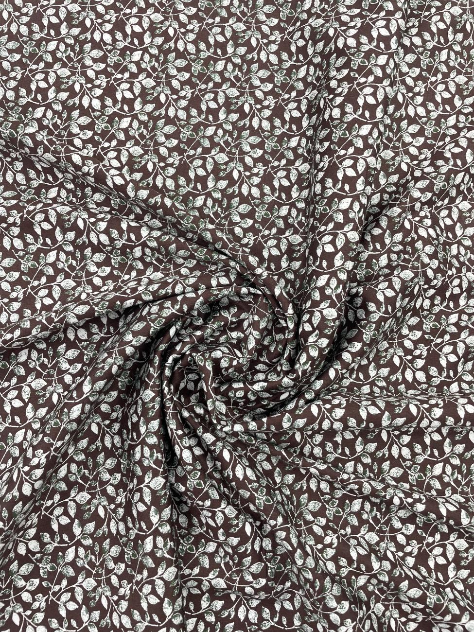 Floral Print Giza Cotton Fabric for Men's Shirt