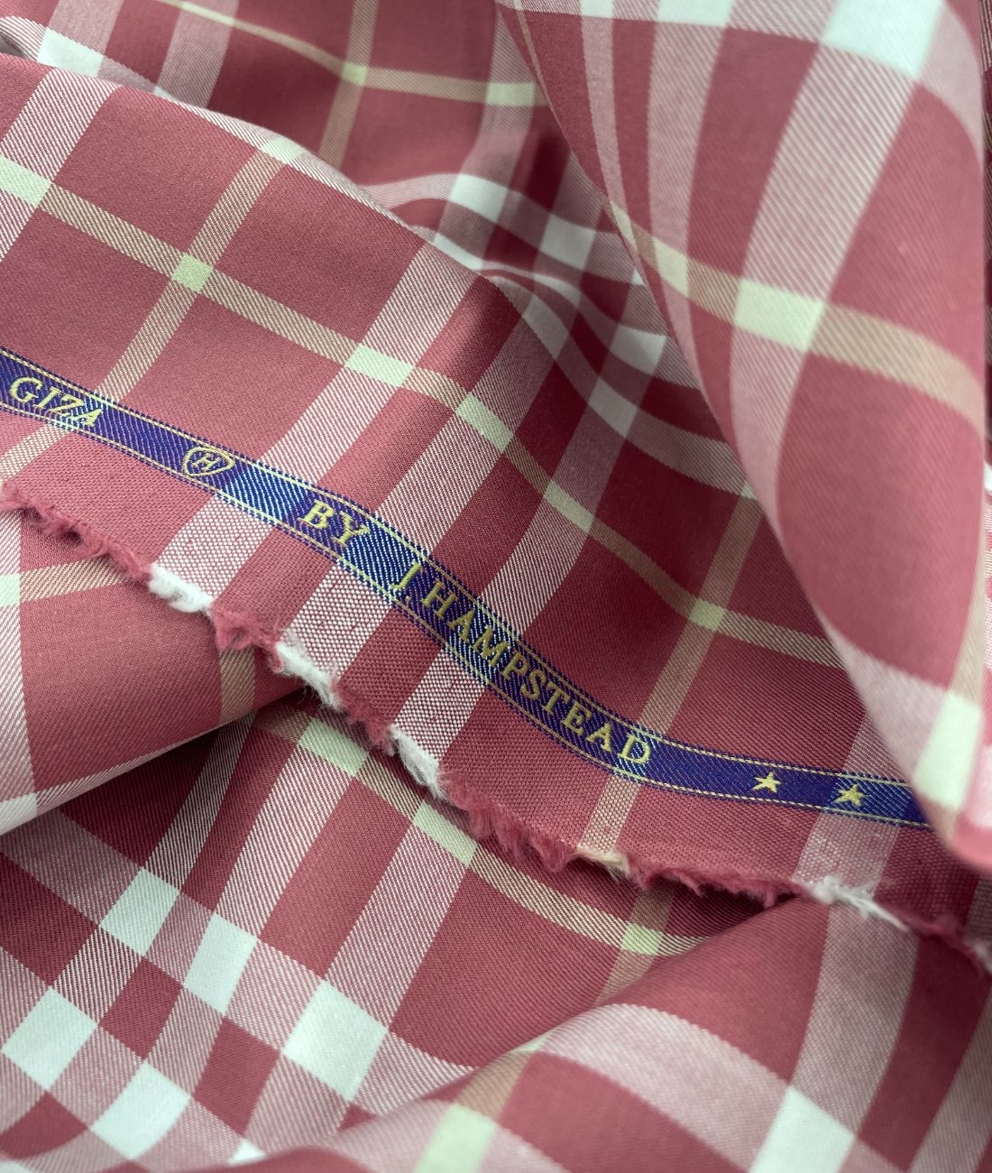J.Hampstead Checks Luxe Edition Giza Cotton Fabric
