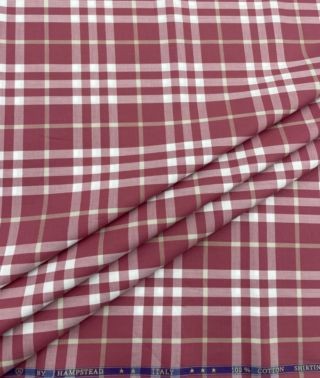 J.Hampstead Checks Luxe Edition Giza Cotton Fabric