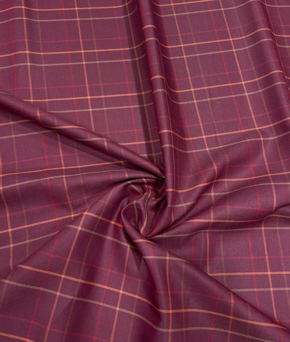 Arvind Thin Checks Luxury Cotton Fabric for Men's Shirt