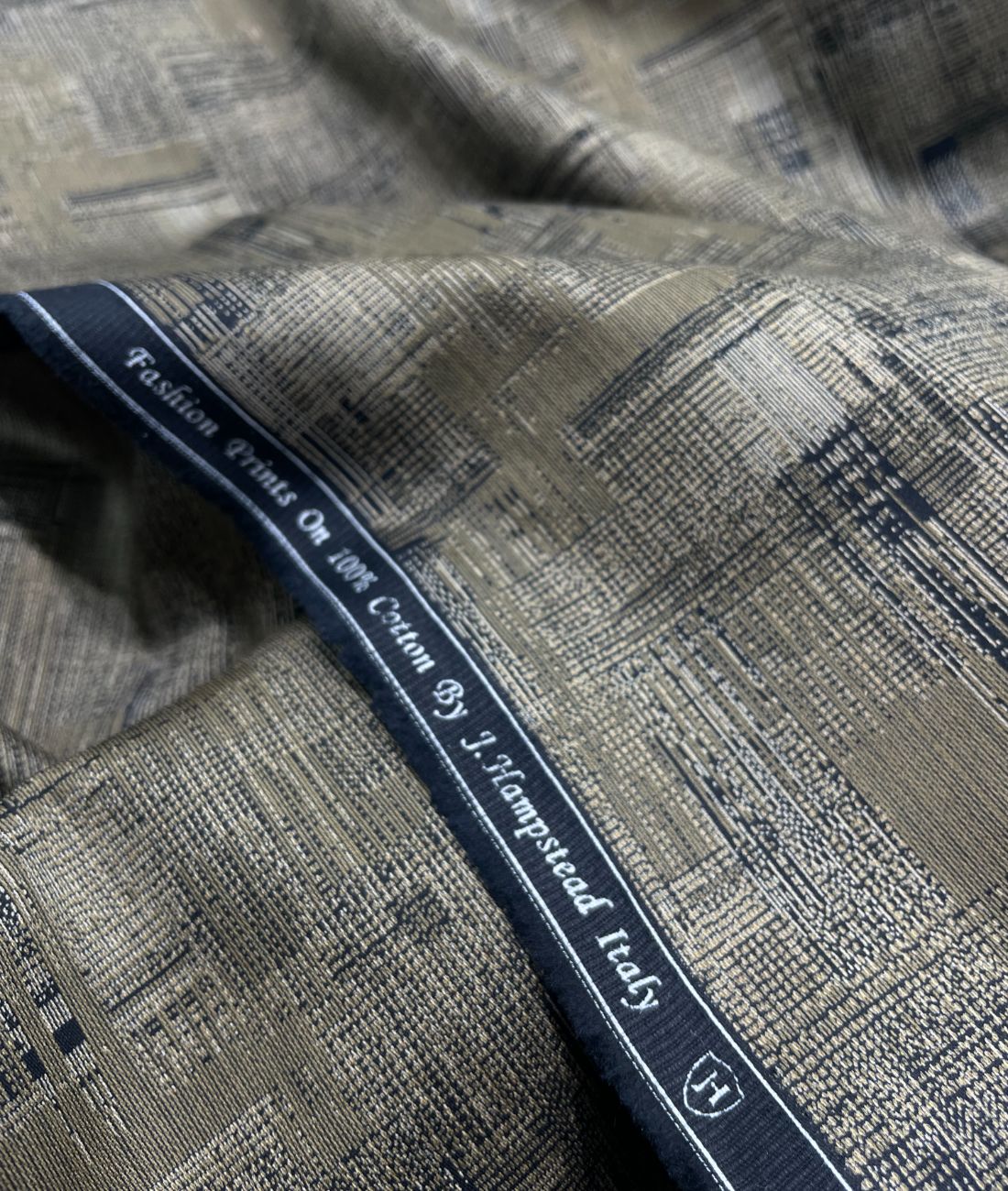 J.Hampstead Printed Luxury Giza Cotton Shirt Fabric