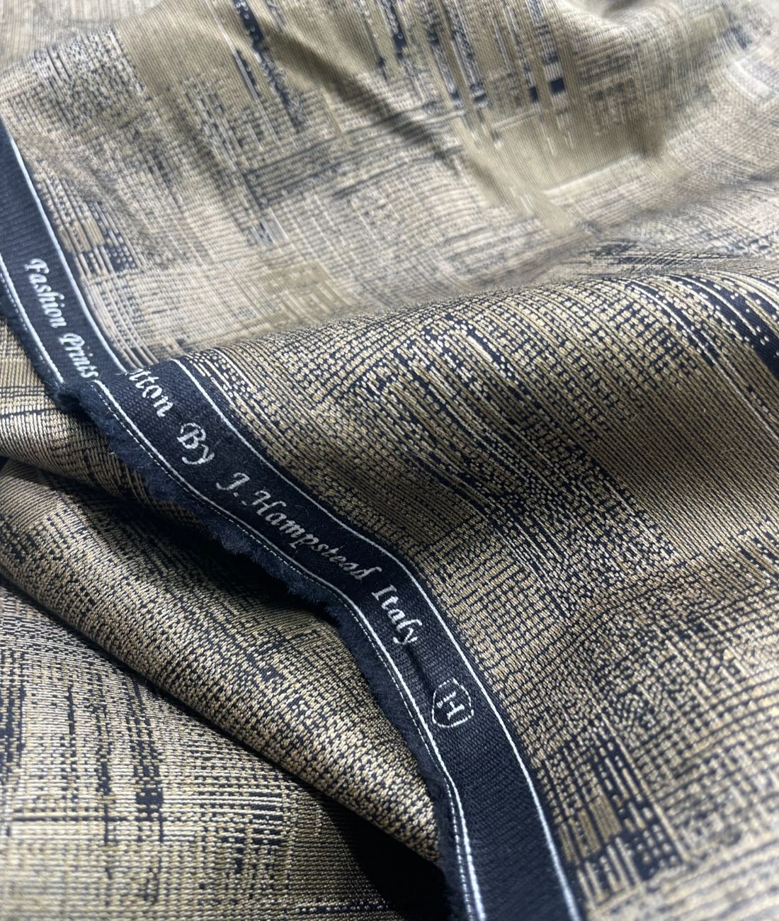 J.Hampstead Printed Luxury Giza Cotton Shirt Fabric