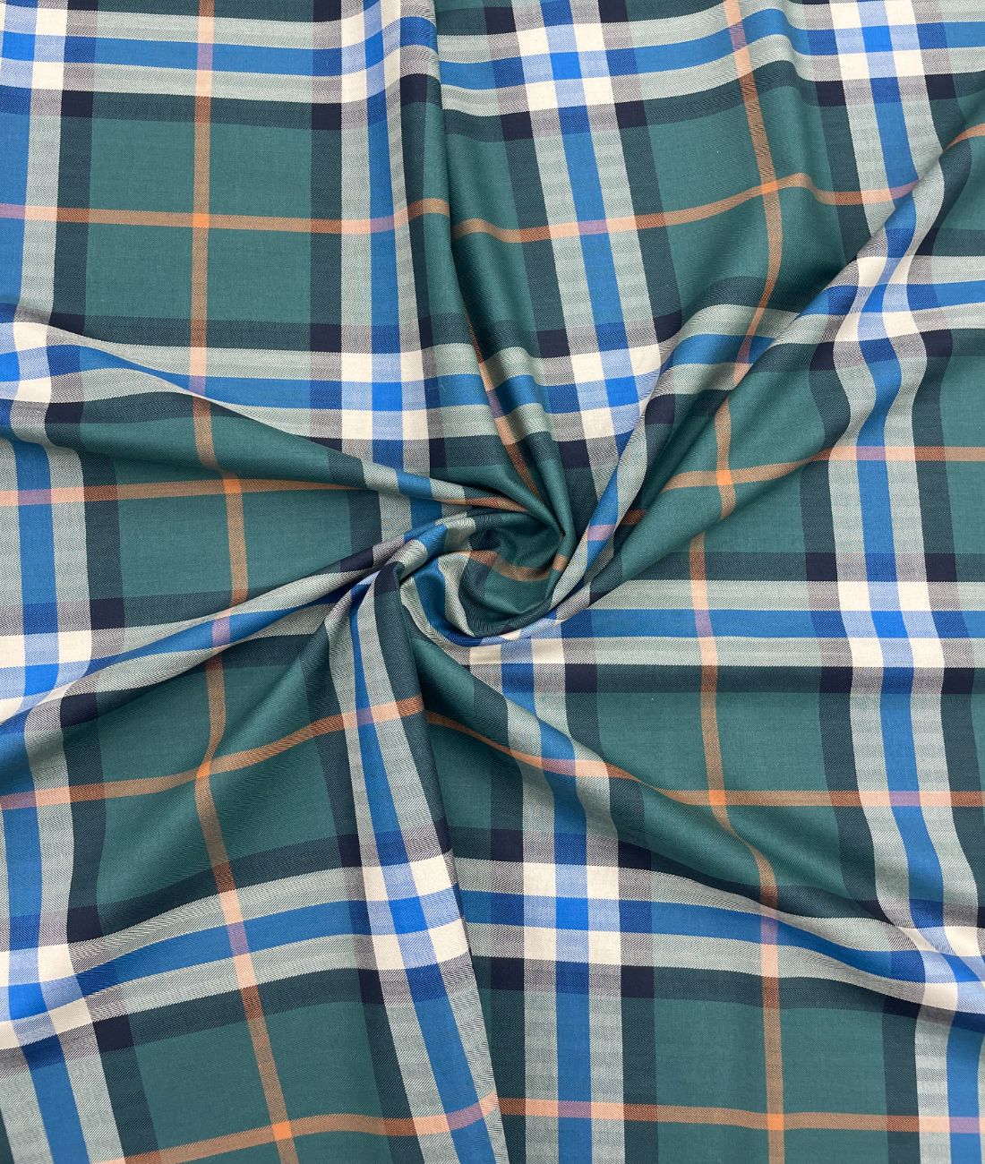 J.Hampstead Checks Luxe Edition Giza Cotton Fabric