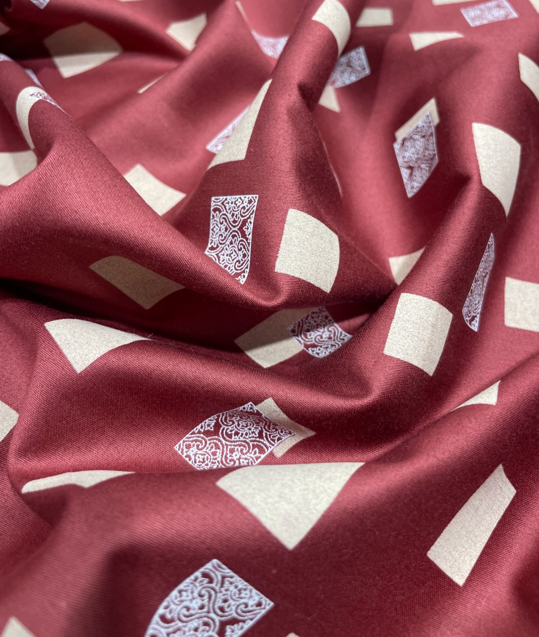 Arvind Tresca Graffiti Printed Luxury Giza Cotton Fabric for Men's Shirt