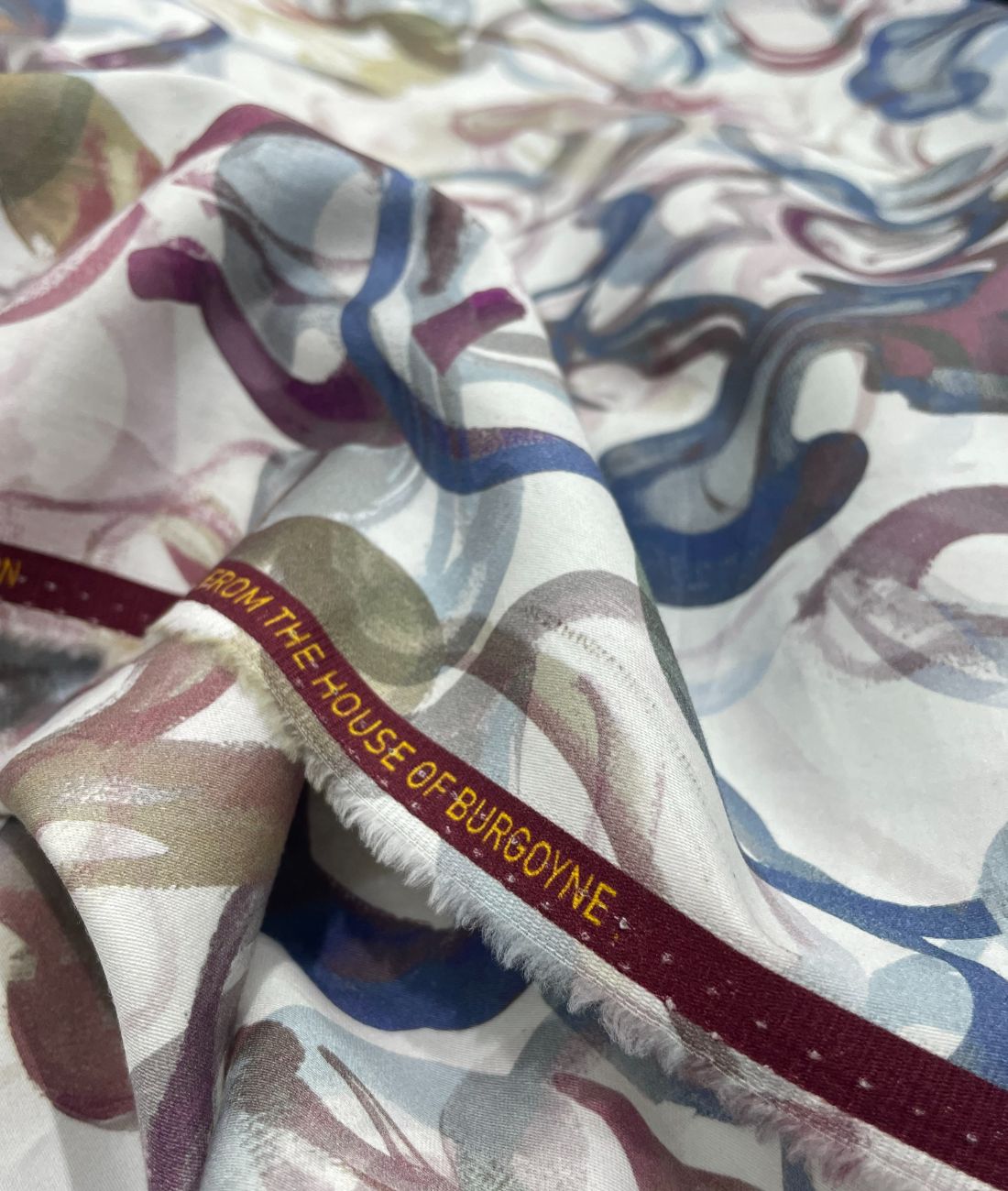 Burgoyne Exotic Printed Luxury Giza Cotton Fabric