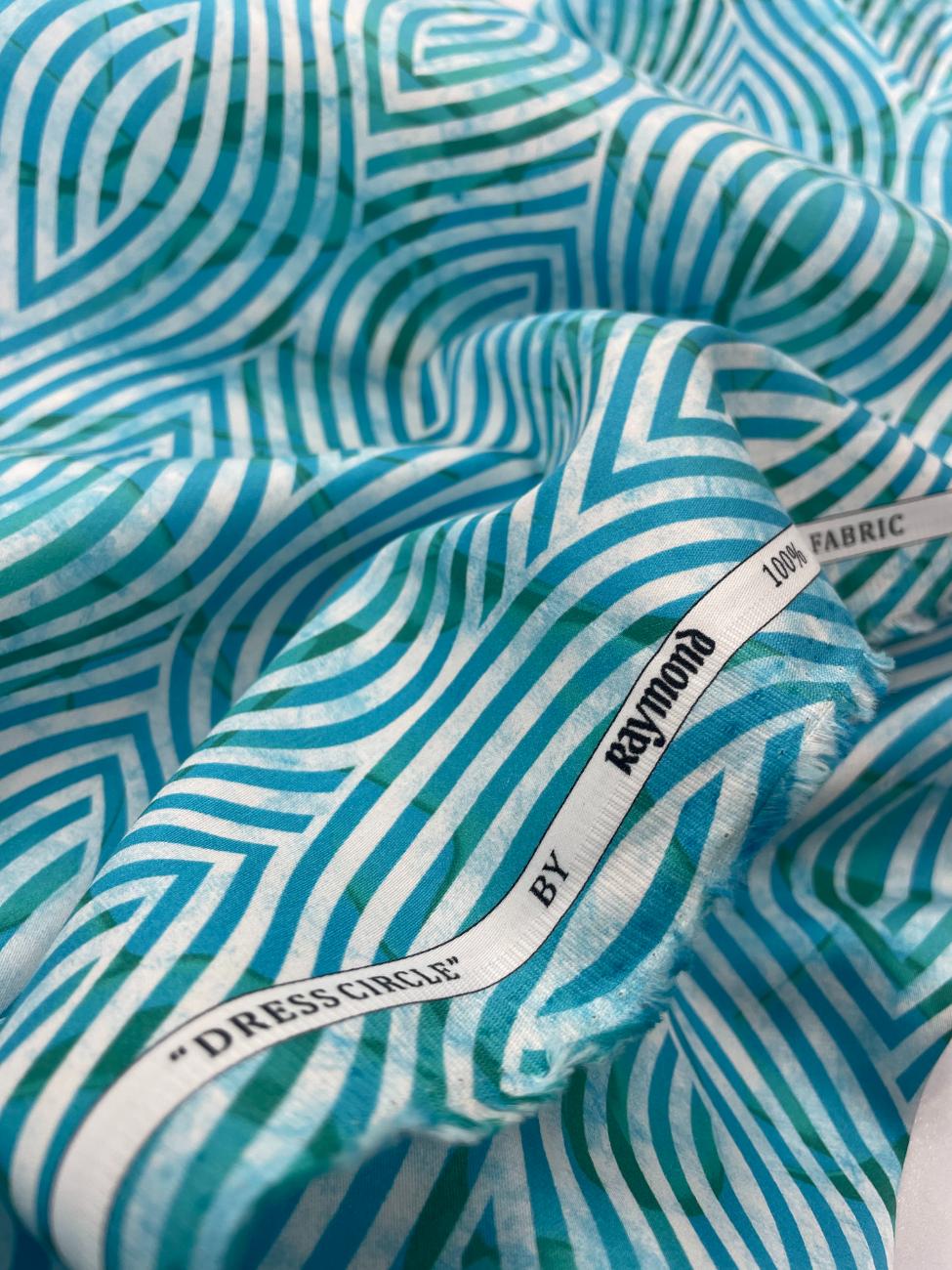 Raymond Ultra Luxury Designer Giza Cotton Fabric for Men's Shirt