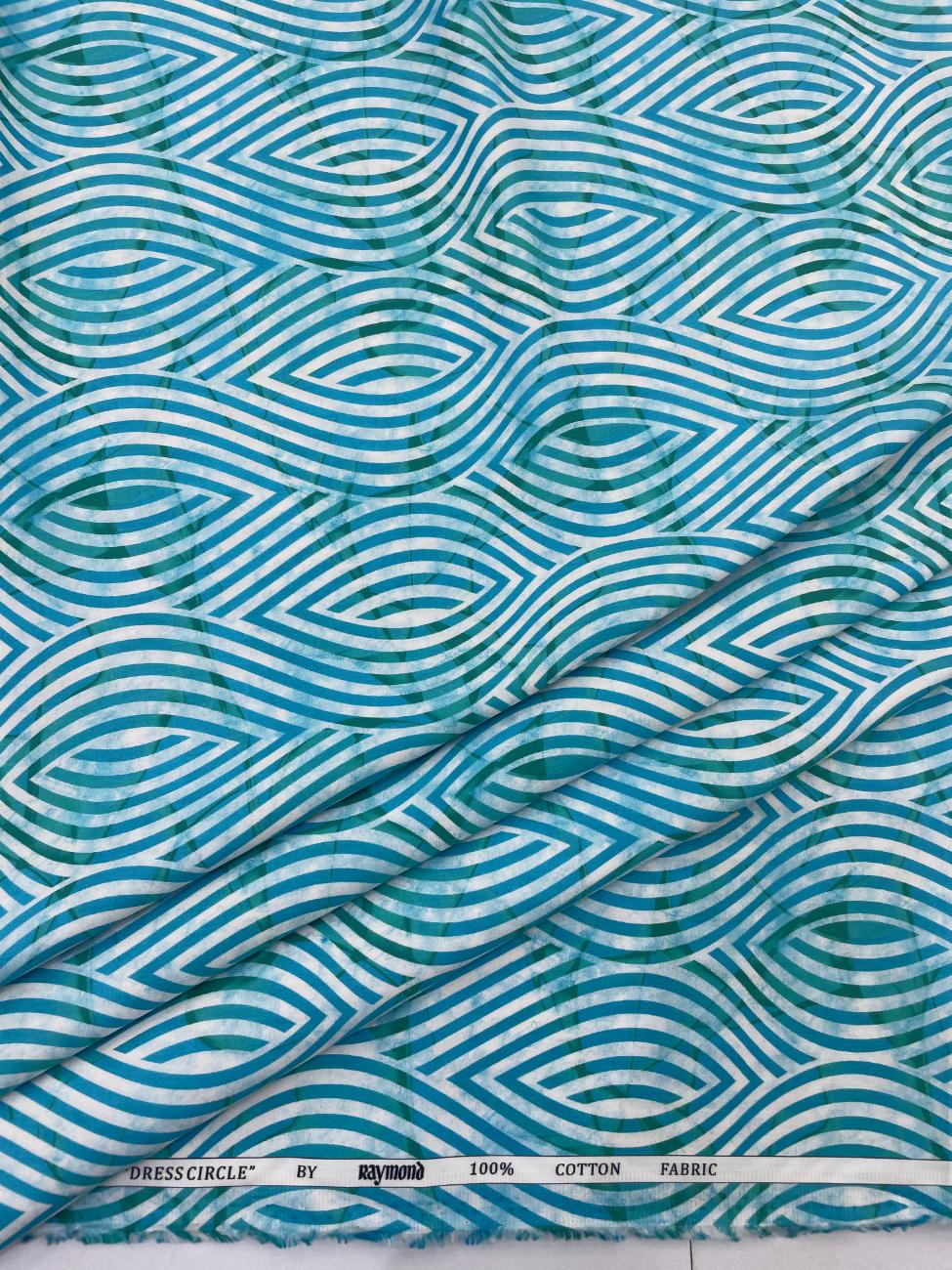 Raymond Ultra Luxury Designer Giza Cotton Fabric for Men's Shirt