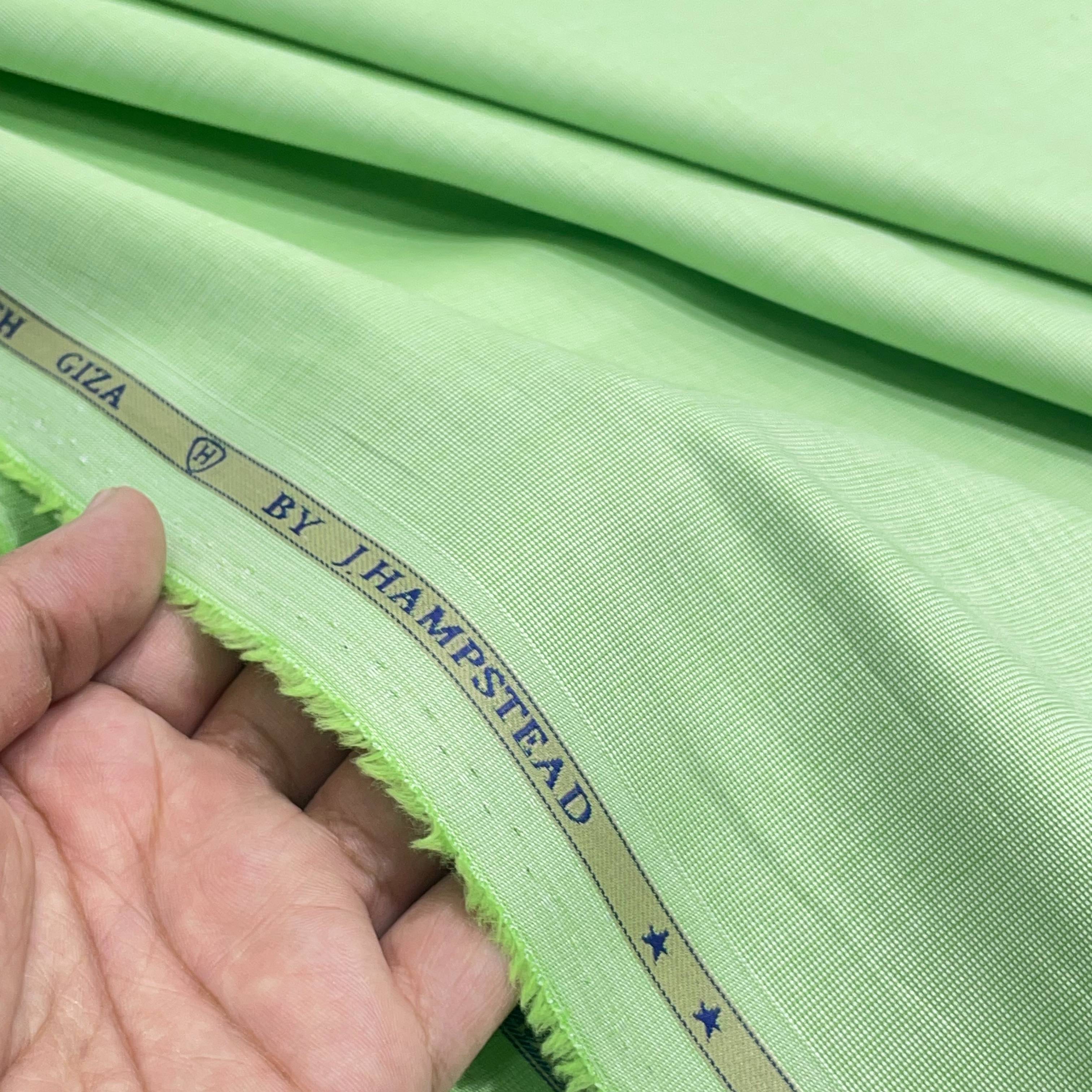 J.Hampstead Ultra Luxury 2 Ply Giza Cotton Men's Unstitched Fabric