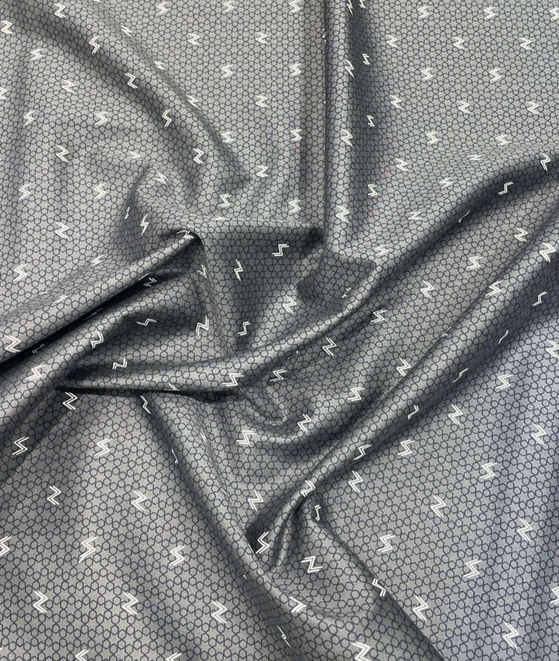 Birla Century Abstarct Printed Luxury Giza Cotton Fabric for Men's Shirt