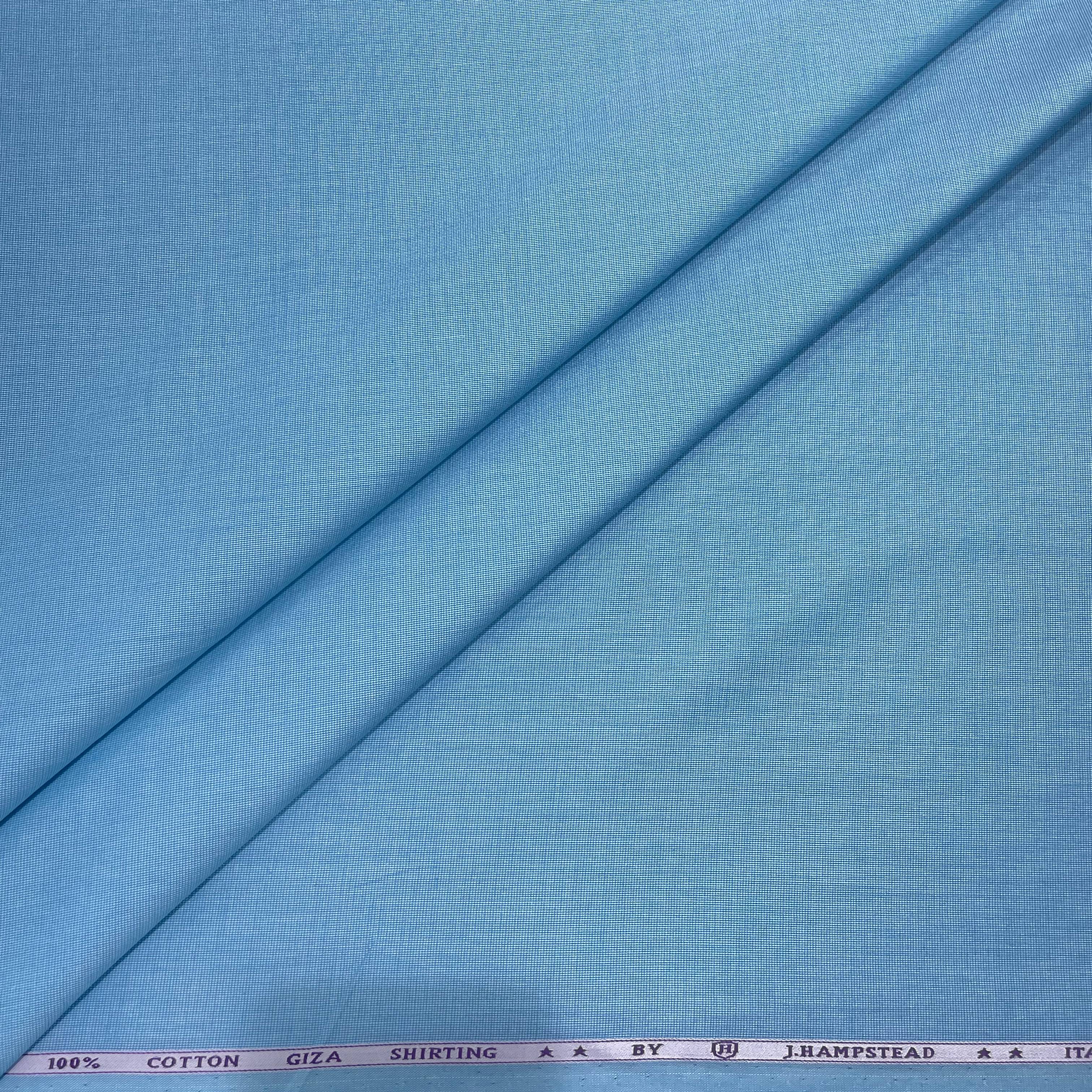 J.Hampstead Luxury Giza Cotton Fabric Blue Koi Colour