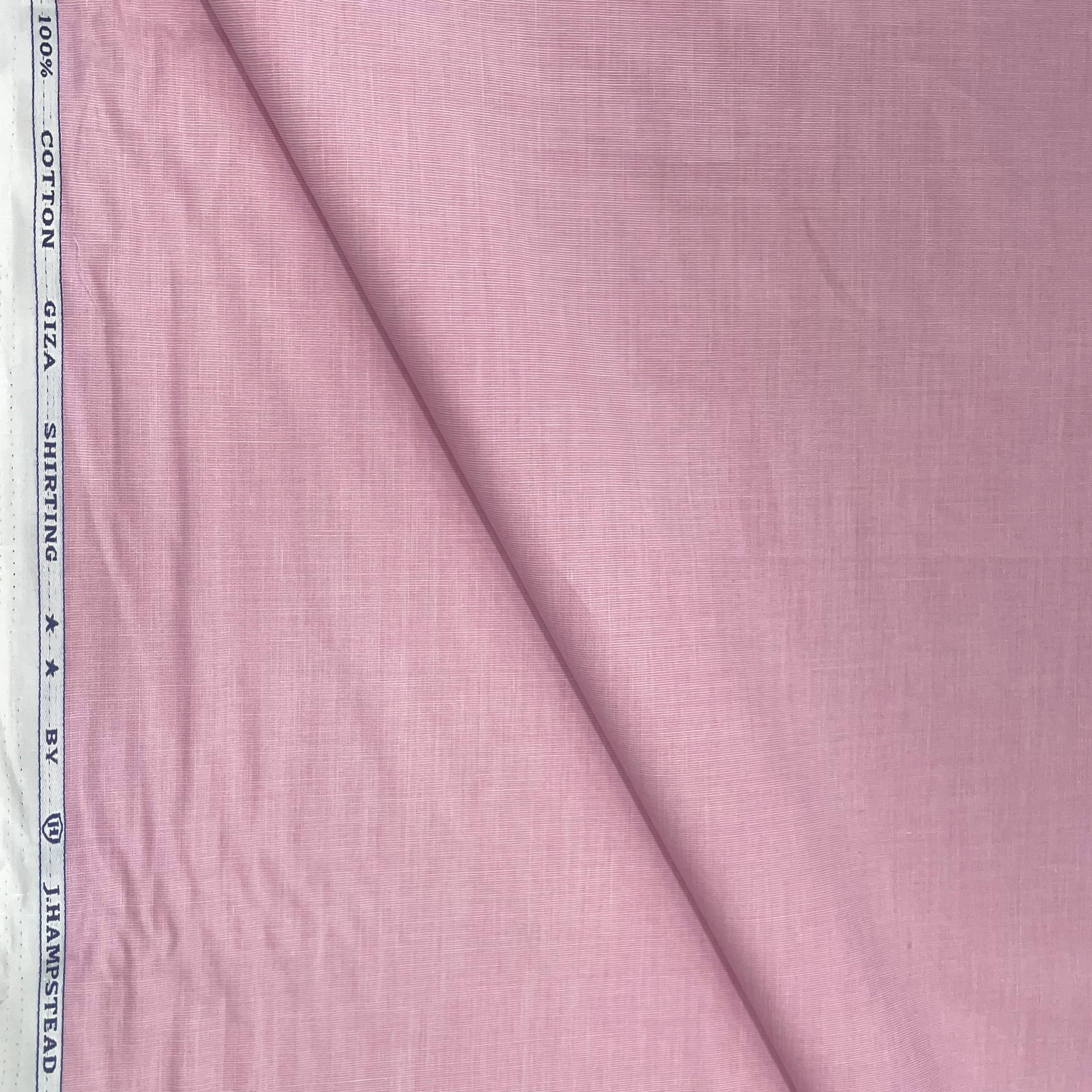 J.Hampstead Luxury Giza Cotton Baby Pink Men's Fabric