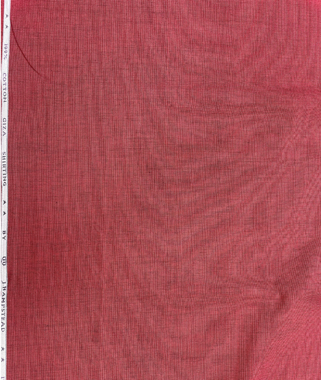 J.Hampstead Men's Plain Dobby Cotton Fabric Unstitched