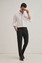 Wasp Hand Embroidered Designer Shirt -White