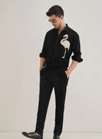 Designer Hand Embroidered Shirt Club Wear