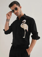 Designer Hand Embroidered Shirt Club Wear